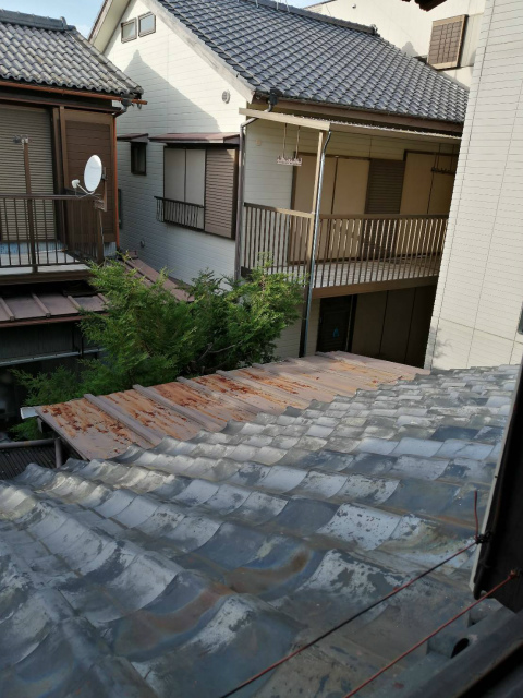 雨漏り板金工事 下見現地調査のご依頼