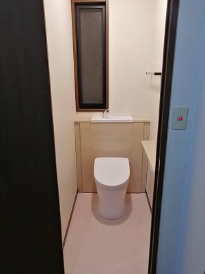 静岡市I様邸　トイレ・洗面所工事完了 施工後写真
