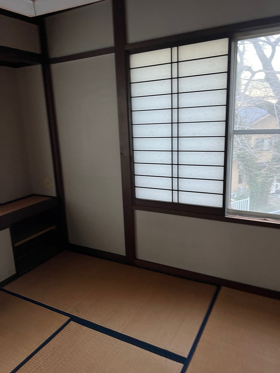 和室から洋室へ　内装工事 施工Before写真